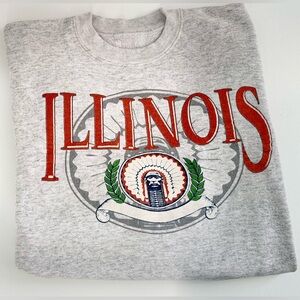 Vintage Illinois Crewneck Sweatshirt